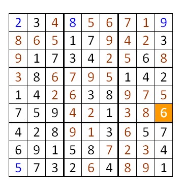 Sudoku Sabine Lösung