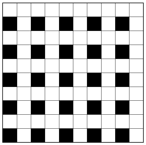 Quadrat mit Muster